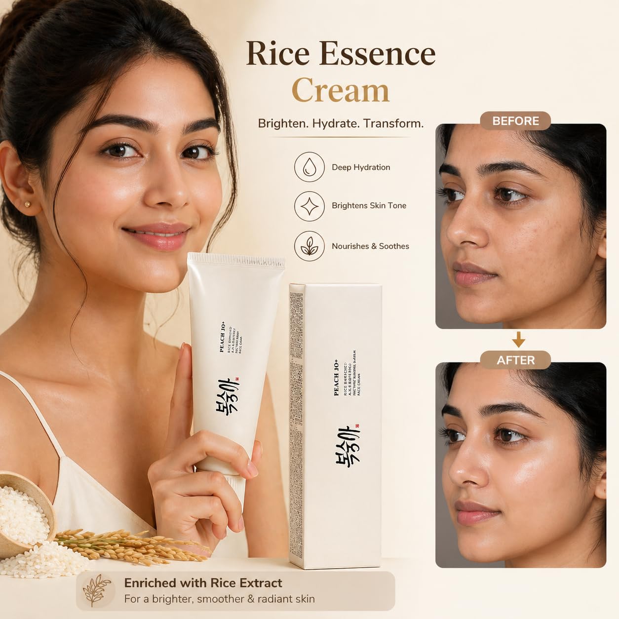 PEACH JO - The ultimate Korean Sunscreen Moisturiser for Tropical Summer