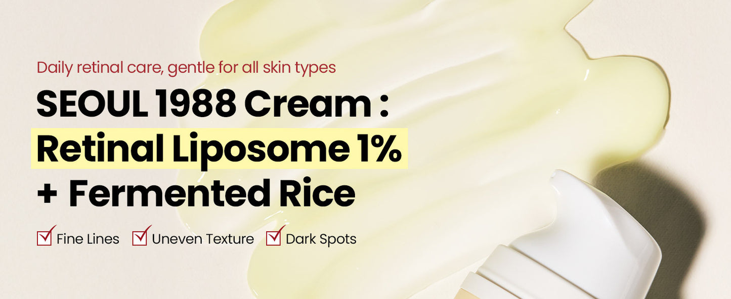 SEOUL 1988 Cream: Retinal Liposome