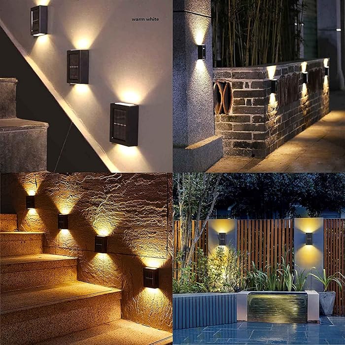 Solar Wall Light : Unique Up And Down Lights