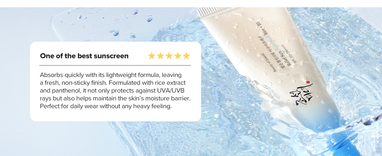 Relief Sun Aqua-fresh: Rice + B5